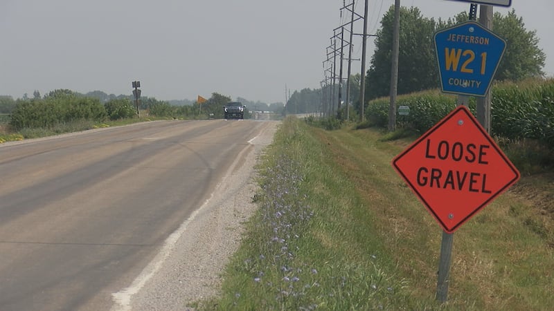 Residents along Pleasant Plain Road confronted county officials Monday over the condition of a...