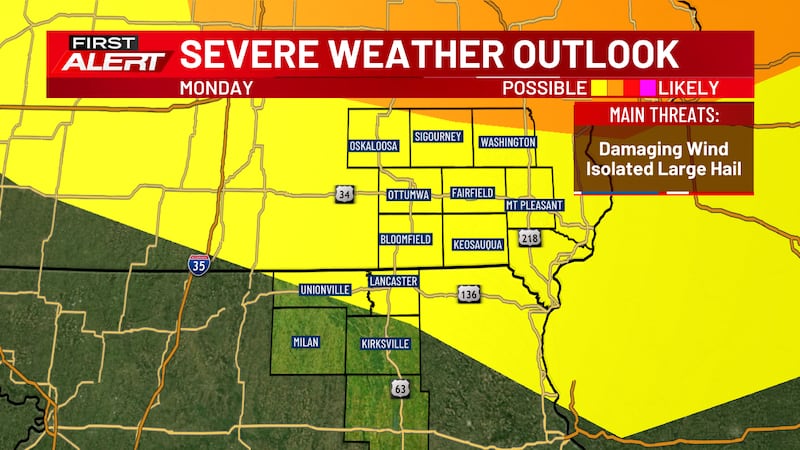 Monday Severe Outlook