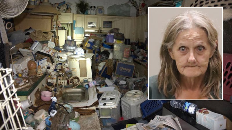 Authorities suspect the 77-year-old mail carrier collected feral cats along her route.