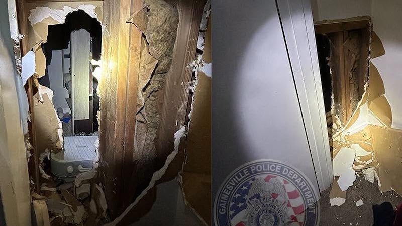 Police allege 29-year-old Obed Reyes broke into a family’s apartment by busting a hole in a...