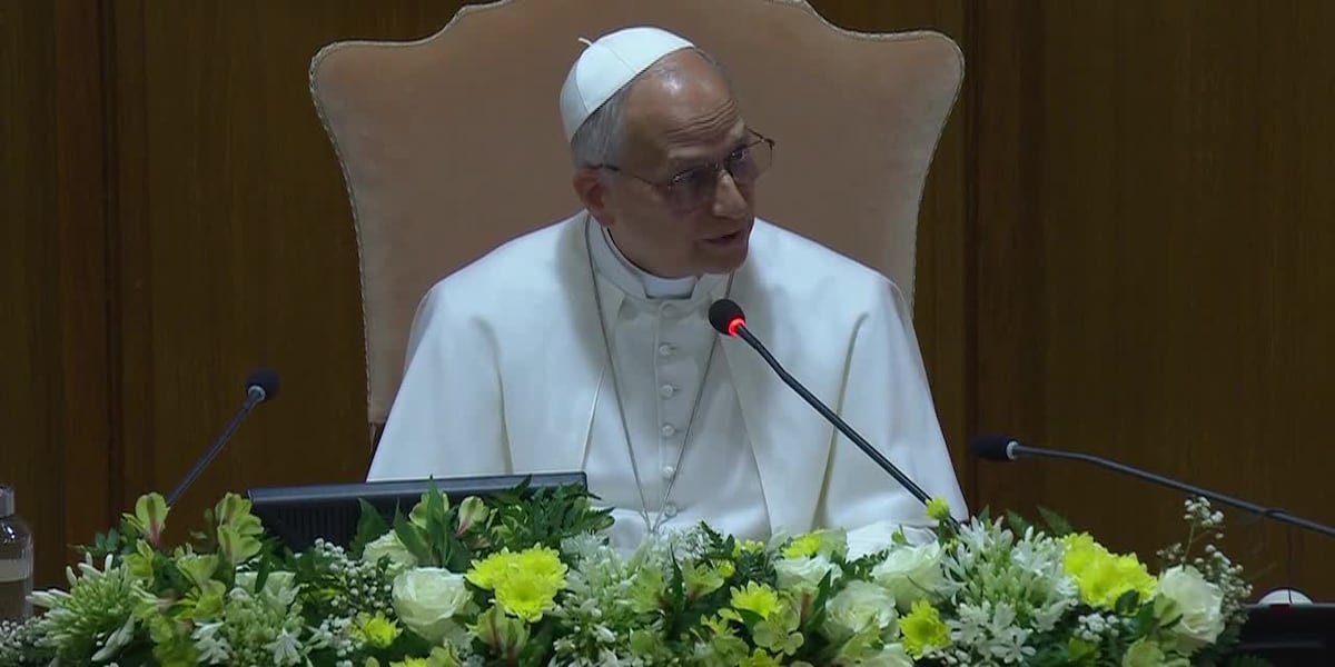 Pope Leo warns of AI fueling warfare in first major theological document - KYOU-TV